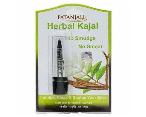 3 pack patanjali herbal kajal, 3g each