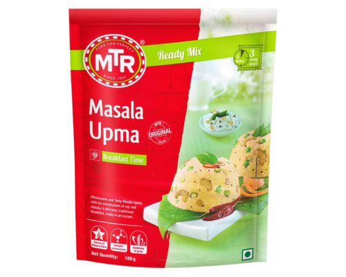 Mtr masala upma - mildly spiced semolina pudding mix - 200g.  7.05oz