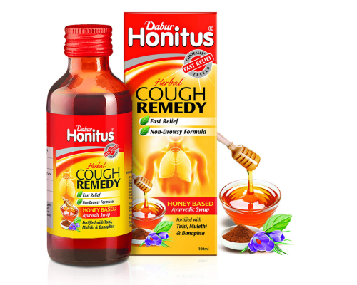 Dabur honitus herbal cough remedy ayurvedic syrup