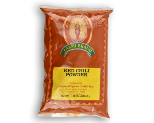 Laxmi ground red chili powder  traditional indian cooking spices - 800 gm