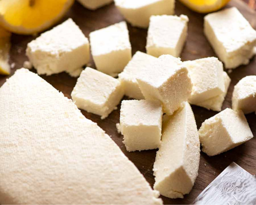 Home-style cheese paneer