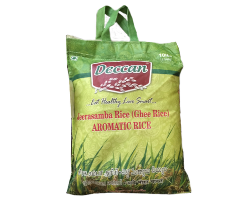 Deccan jeerasamba rice - ghee rice -10 lb (4.54 kg)