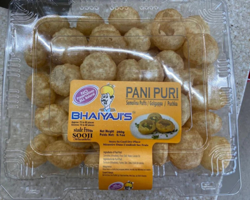 Bhaiyaji pani puri suji