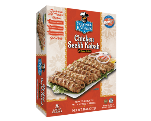 Checken seekh naan and kabab