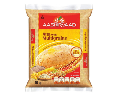 Aashirvaad atta with multigrains - 10 lb (4.54 kg)
