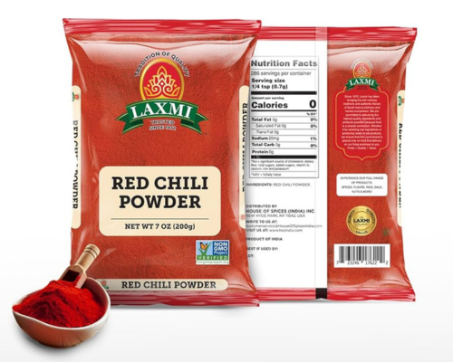Laxmi extra hot red chili powder - 7oz