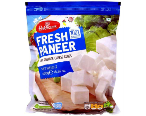 Haldiram fresh paneer cubes 450 gm