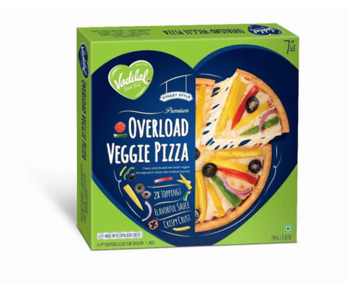 Overload veggie pizza