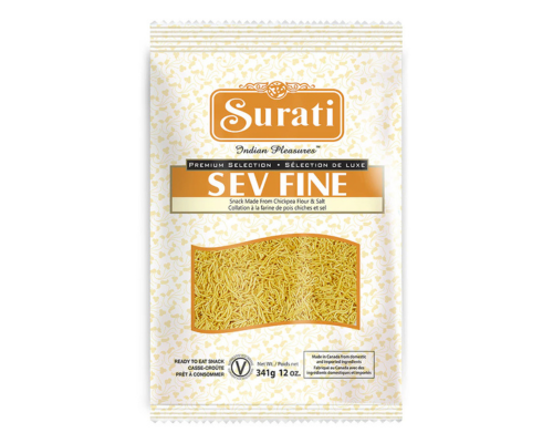 Surati indian pleasures sev fine snacks