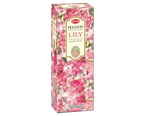 Precious lily - box of six 20 stick tubes - hem incense