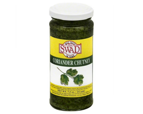 Swad  chutney coriander  7.5 oz  (pack of 12)