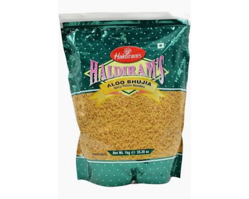 Haldiram s aloo bhujia spicy potato fingers noodles  14.12 oz