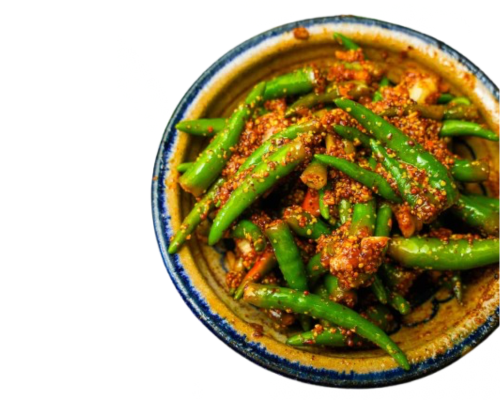 Green chilli pickle