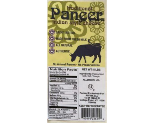 Paneer indian style cheese