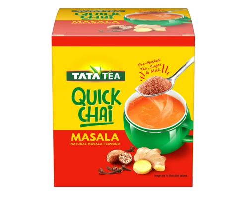 Tata tea quick chai masala 10 sachets pack - 220 grams (7.76oz)