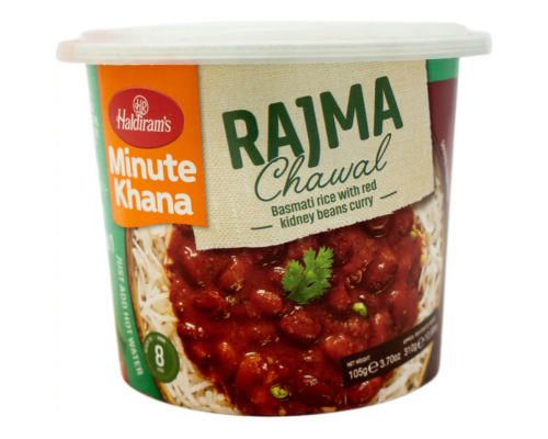 Haldiram s minute khana rajma chawal cup - 105 gm (3.7 oz)