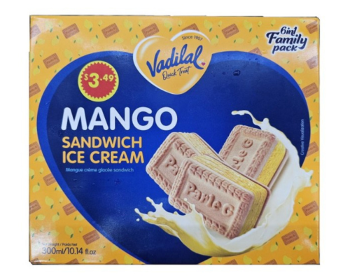 Butterscotch sandwich ice cream(6 pc pack)