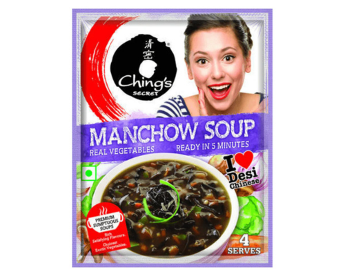 6x ching s secret  manchow soup  55 grams each-real vegetables