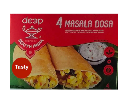 Deep 4 masala dosa with chutney