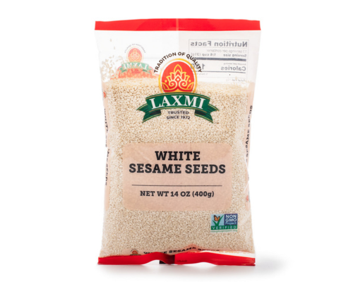 Laxmi all-natural white sesame seeds - 14oz