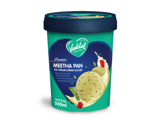 Vadilal meetha pan ice cream 500ml