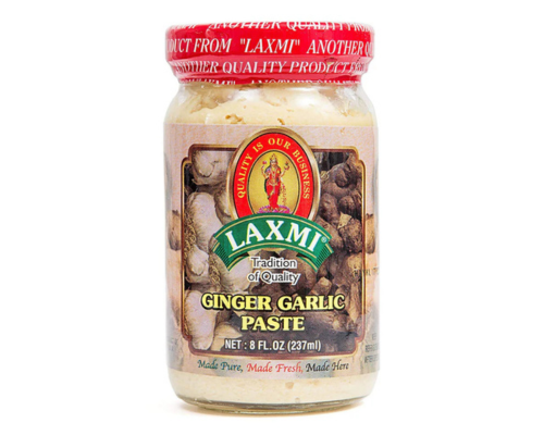 Traditional indian ginger garlic cooking paste