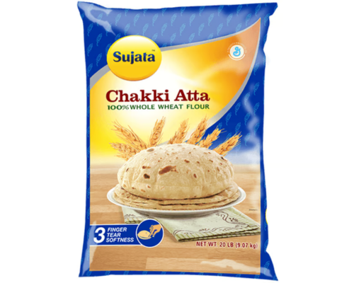 Sujata whole wheat flour chakki atta 20lb