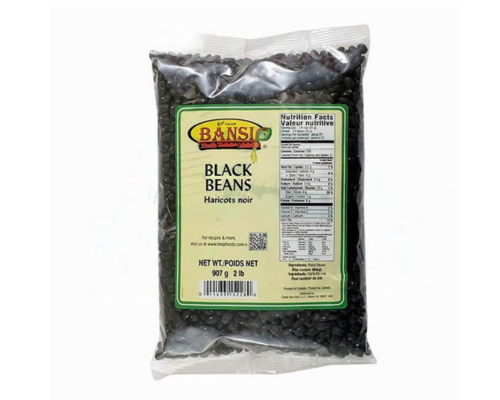 Bansi black beans 2lb., 907g.