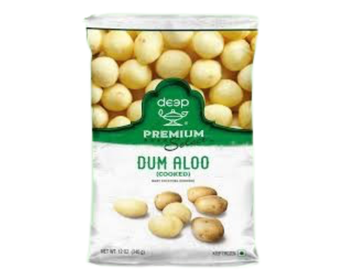 Deep, dum aloo (cooked), 340 grams(gm)